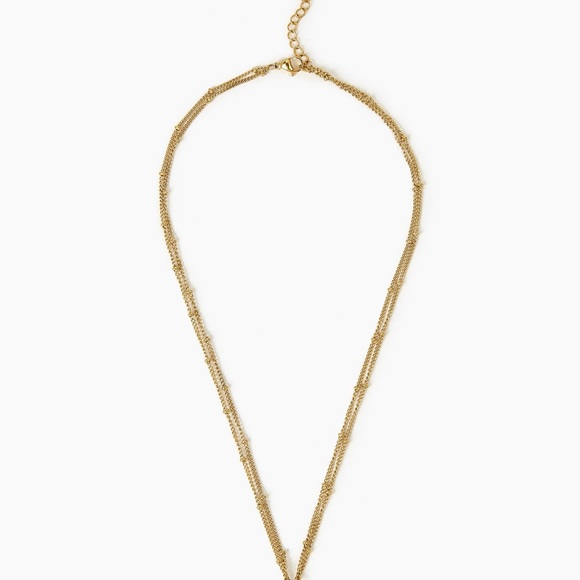 18K Gold Plated Padlock Necklace*Vintage Necklace*Bubble Chain Necklace - Picture 8 of 10